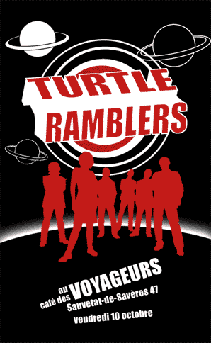 Turtle Ramblers au Café des Voyageurs le 10 octobre 2008 à La Sauvetat-de-Savères (47)