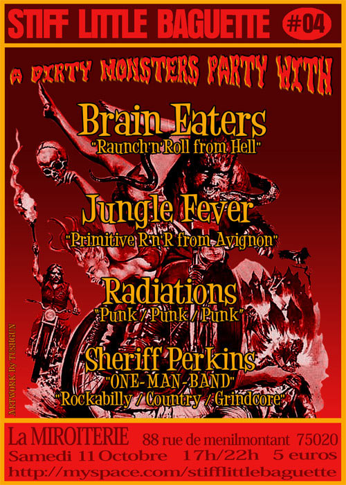 Dirty Monsters Party à la Miroiterie le 11 octobre 2008 à Paris (75)