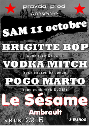 Brigitte Bop au Sésame le 11 octobre 2008 à Ambrault (36)