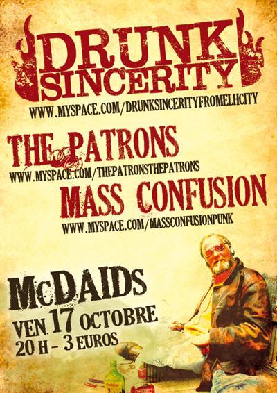 Concert Punk au Mac Daid's le 17 octobre 2008 à Le Havre (76)