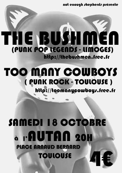 Concert Punk Rock à l'Autan le 18 octobre 2008 à Toulouse (31)