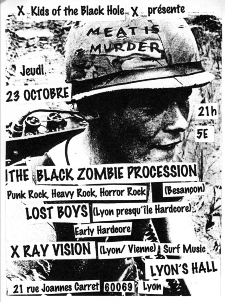 The Black Zombie Procession au Lyon's Hall le 23 octobre 2008 à Lyon (69)