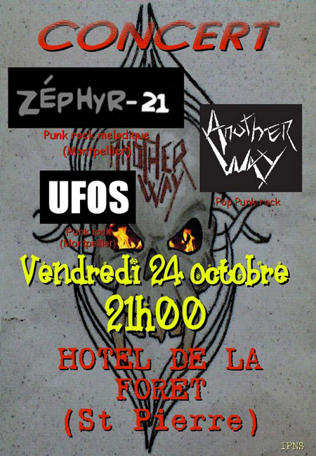 Concert Punk à l'Hôtel de la Fôret le 24 octobre 2008 à Saint-Pierre (39)