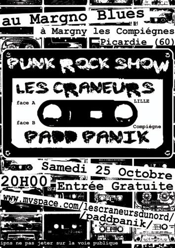 Les Crâneurs + Padd'Panik au Margno Blues le 25 octobre 2008 à Margny-lès-Compiègne (60)