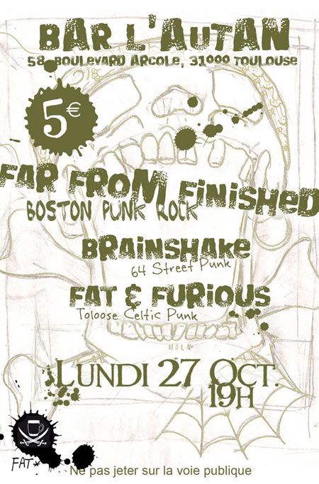 Concert Punk à l'Autan le 27 octobre 2008 à Toulouse (31)