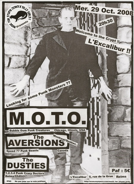 M.O.T.O. à l'Excalibur le 29 octobre 2008 à Reims (51)