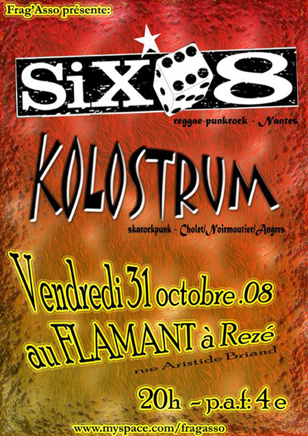 Concert Frag Asso au Flamant le 31 octobre 2008 à Rezé (44)