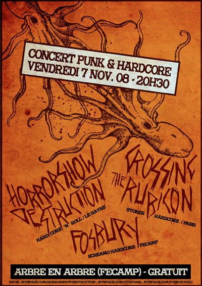 Concert Punk & Hardcore le 07 novembre 2008 à Fécamp (76)