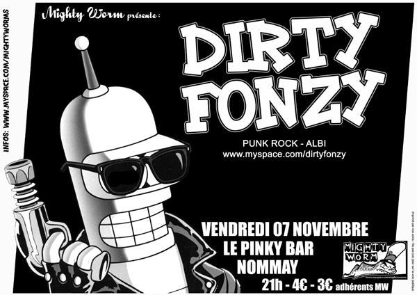 Dirty Fonzy au Pinky Bar le 07 novembre 2008 à Nommay (25)