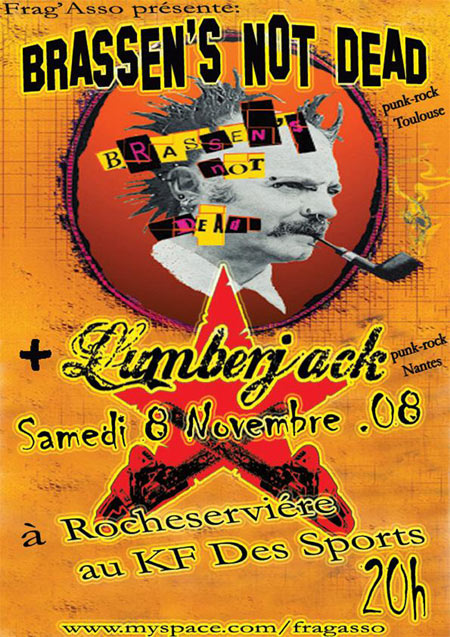 Brassen's Not Dead + Llumberjack au KF des Sports le 08 novembre 2008 à Rocheservière (85)