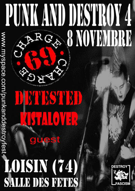 Punk and Destroy #4 le 08 novembre 2008 à Loisin (74)