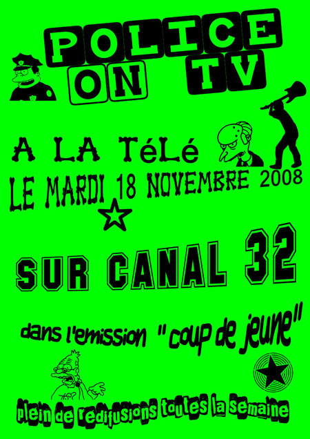 Police on TV à la télé le 18 novembre 2008 à Saint-André-les-Vergers (10)