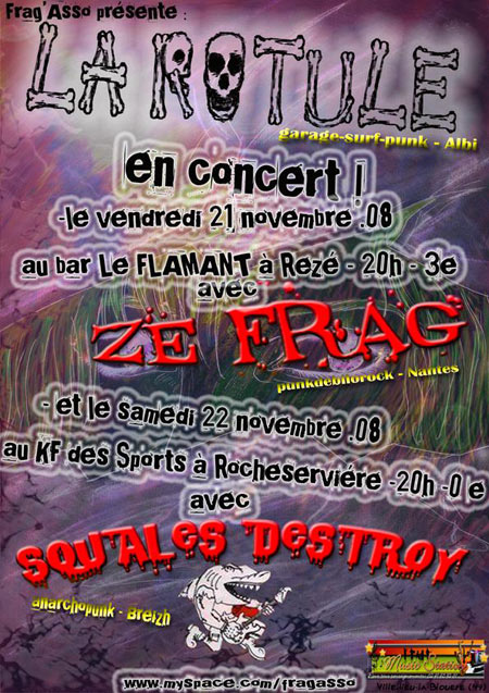 La Rotule + Ze Frag au Flamant le 21 novembre 2008 à Rezé (44)