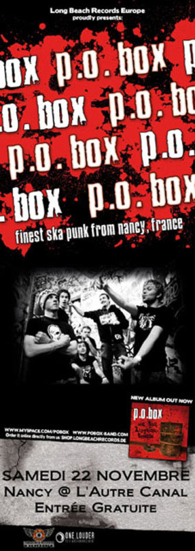 P.O. Box à l'Autre Canal le 22 novembre 2008 à Nancy (54)