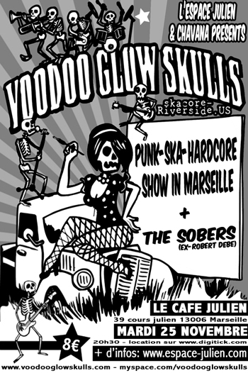 Voodoo Glow Skulls au Café Julien le 25 novembre 2008 à Marseille (13)