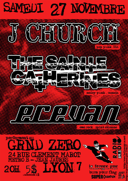 Concert au Grrrnd Zero le 27 novembre 2008 à Lyon (69)