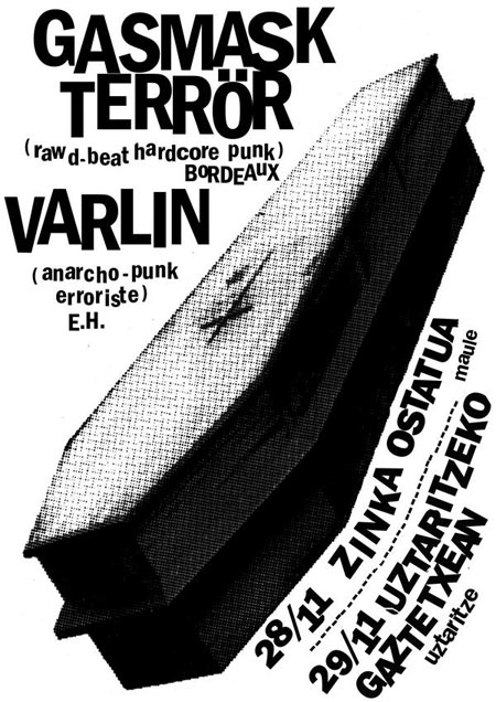 Gasmask Terrör + Varlin au Gaztetxe le 29 novembre 2008 à Ustaritz (64)