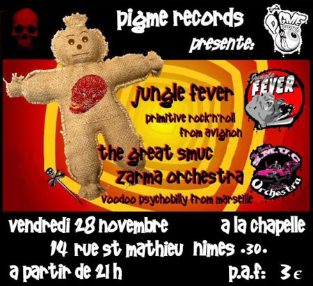 Jungle Fever + The Great Smuc Zarma Orchestra à la Chapelle le 28 novembre 2008 à Nîmes (30)