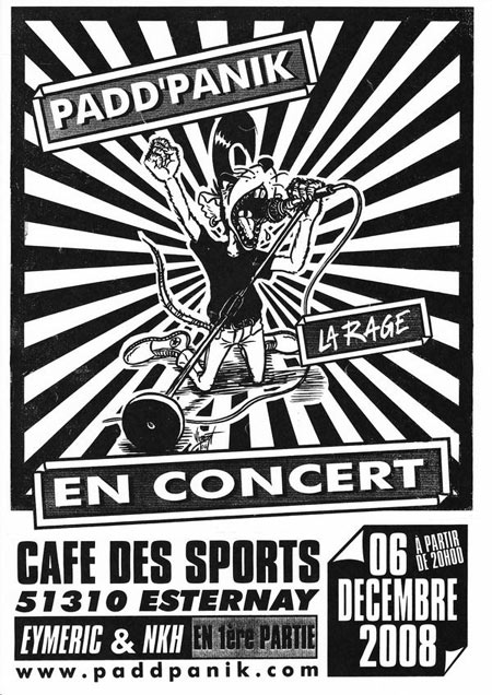 Padd'Panik au Café des Sports le 06 décembre 2008 à Esternay (51)