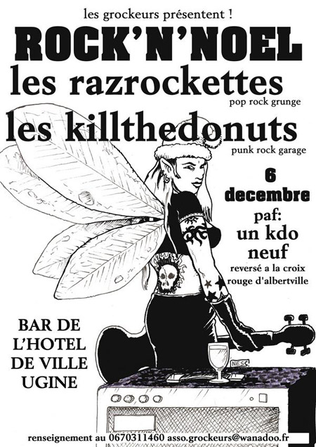 Rock'n'Noël au Bar de l'Hôtel de Ville le 06 décembre 2008 à Ugine (73)