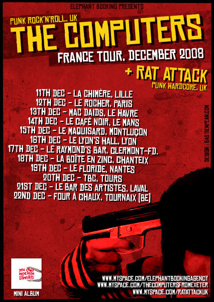 The Computers + Rat Attack à la Boîte en Zinc le 18 décembre 2008 à Chanteix (19)