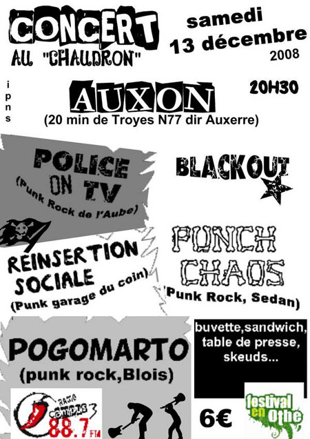 Concert Blackout au Chaudron le 13 décembre 2008 à Auxon (10)