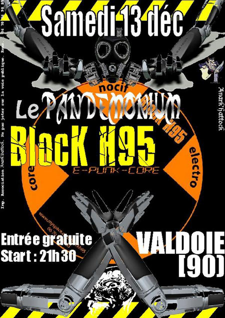 BlocK H95 au Pandemonium le 13 décembre 2008 à Valdoie (90)