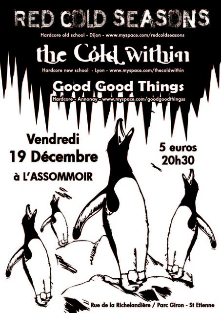Concert Hardcore à l'Assommoir le 19 décembre 2008 à Saint-Etienne (42)
