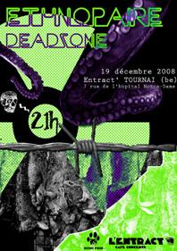 Ethnopaire + Deadzone à l'Entract' le 19 décembre 2008 à Tournai (BE)