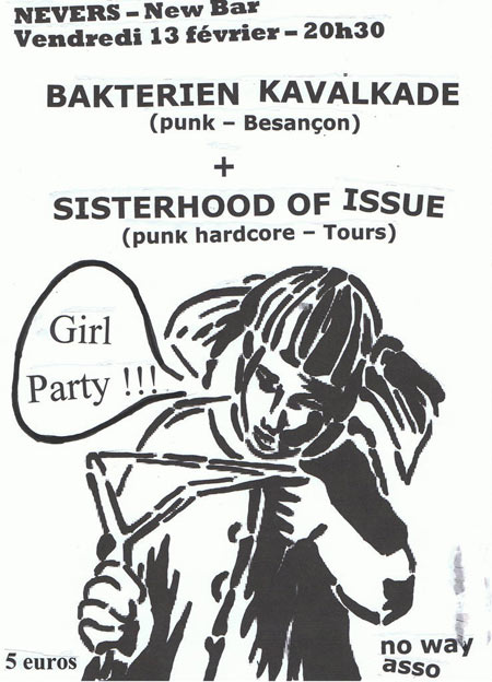 Girl Party au New Bar le 13 février 2009 à Nevers (58)