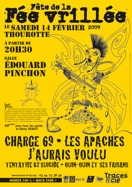 Fête de la Fée Vrillée à la salle Edouard Pinchon le 14 février 2009 à Thourotte (60)