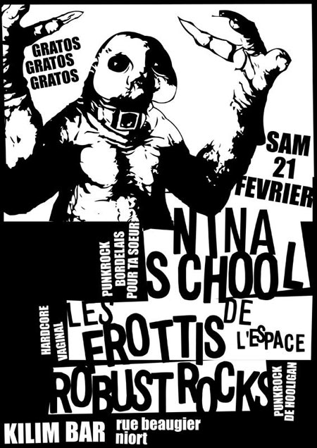 Nina'School au Kilim Bar le 21 février 2009 à Niort (79)