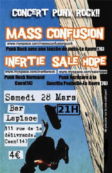 Concert Punk Rock au Bar Laplace le 28 mars 2009 à Caen (14)