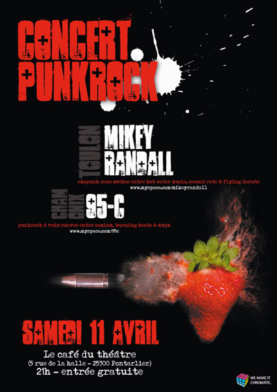 Concert Punk Rock au Café du Théâtre le 11 avril 2009 à Pontarlier (25)