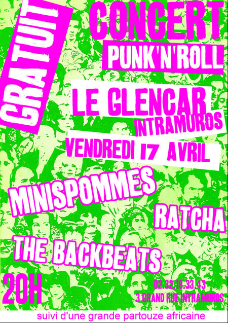Concert Punk'n'Roll au Glencar le 17 avril 2009 à Saint-Malo (35)