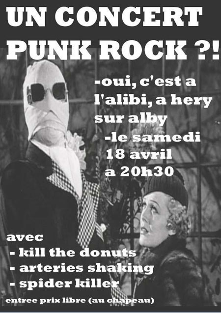 Concert Punk Rock à l'Alibi le 18 avril 2009 à Héry-sur-Alby (74)