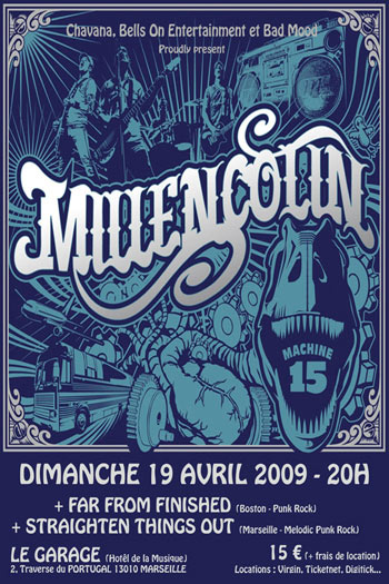 Millencolin au Garage le 19 avril 2009 à Marseille (13)