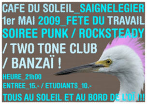 Two Tone Club + Banzai! au Café du Soleil le 01 mai 2009 à Saignelégier (CH)