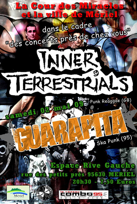 Guarapita + Inner Terrestrials le 02 mai 2009 à Mériel (95)
