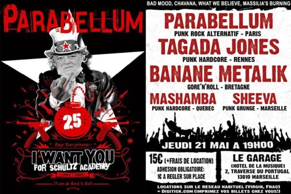 Parabellum + Tagada Jones + Banane Metalik + ... au Garage le 21 mai 2009 à Marseille (13)