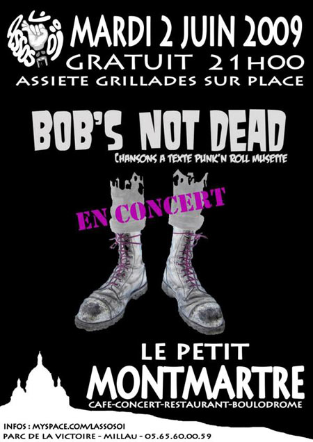 Bob's Not Dead au Petit Montmartre le 02 juin 2009 à Millau (12)