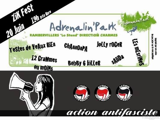 Zik Fest à l'Adrenalin'Park le 20 juin 2009 à Rambervillers (88)