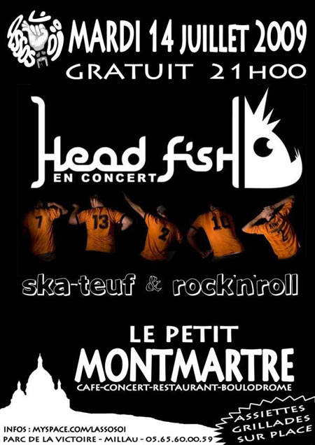 Head Fish au Petit Montmartre le 14 juillet 2009 à Millau (12)