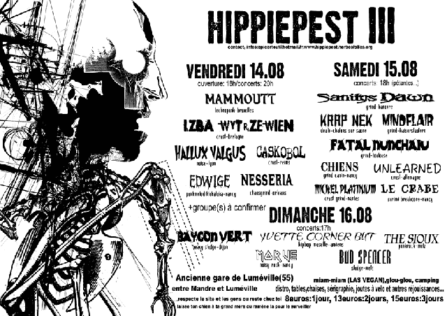 Hippiepest #3 le 14 août 2009 à Luméville-en-Ornois (55)