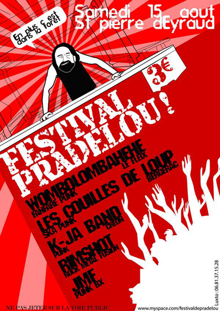 Festival de Pradelou le 15 août 2009 à Saint-Pierre-d'Eyraud (24)