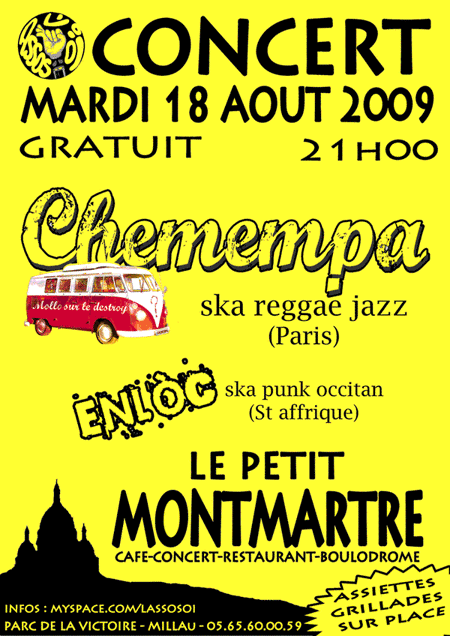 Concert Ska au Petit Montmartre le 18 août 2009 à Millau (12)