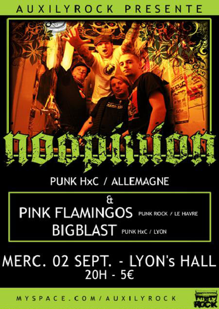 Concert Punk au Lyon's Hall le 02 septembre 2009 à Lyon (69)