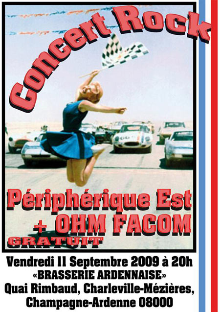 Périphérique Est + Ohm Facom à la Brasserie Ardennaise le 11 septembre 2009 à Charleville-Mézières (08)