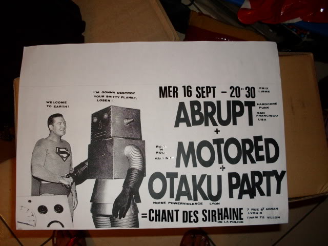 Abrupt + Motöred + Otaku Party au Chant des SirHaine le 16 septembre 2009 à Lyon (69)