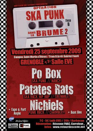 Opération Ska Punk dans la brume #2 à la Salle EVE le 25 septembre 2009 à Saint-Martin-d'Hères (38)